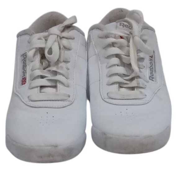 Reebok Princess Women's Classic White Leather Shoes US Women 7 - Picture 3 of 8